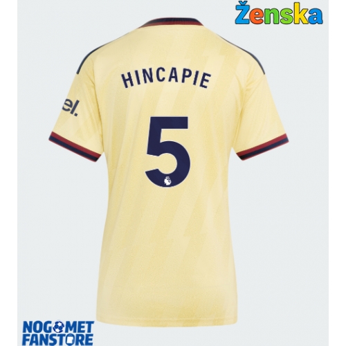 Arsenal Piero Hincapie #5 Rezervni Dres za Ženska 2026-27 Kratak Rukav